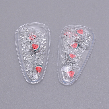 Clear Oval Resin Cabochons