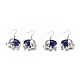 Natural Lapis Lazuli Dangle Earrings(EJEW-K080-B07)-1