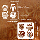 PET Hollow Out Drawing Painting Stencils(DIY-WH0391-0244)-2