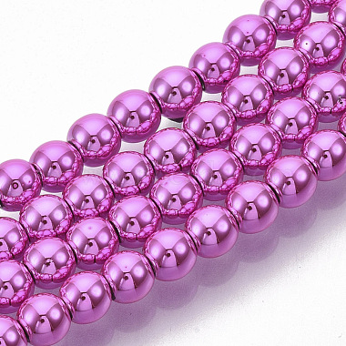Chapelets de perles en hématite synthétique électrolytique sans magnétiques(G-S365-015D)-2