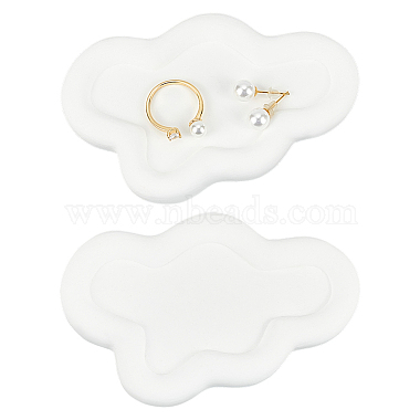 White Gesso Jewelry Plate