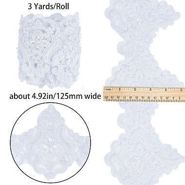 Polyester Lace Trim(OCOR-WH0070-43B)-2