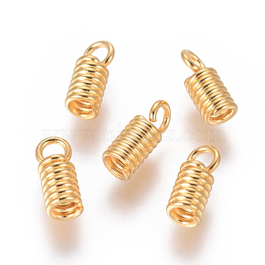Golden Stainless Steel Coil Cord End