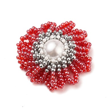 Handmade Glass Seed Beads Woven Beads(PALLOY-JF00499)-3