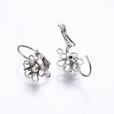 304 Stainless Steel Leverback Earring Findings(STAS-I095-25P)-2