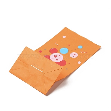 Прямоугольные бумажные подарочные пакеты для конфет(ABAG-C002-01B)-2