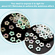 arricraft 36pcs 3 couleurs cadre de perles acryliques lumineuses(LACR-AR0001-01)-4