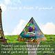 Natural Purple Aventurine Crystal Pyramid Decorations(JX071A)-2