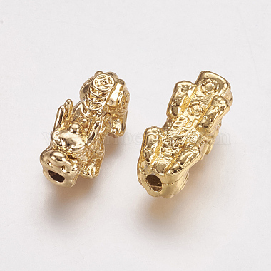 Real 24K Gold Plated Alloy Beads(X-PALLOY-L205-06A)-2