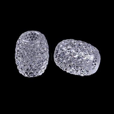 perles de couleur gelée européenne en résine transparente(RESI-B025-01A-13)-3