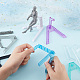 8 Sets 8 Style Plastic Model Toy Assembled Holder(AJEW-FH0002-33)-3