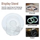Organic Glass Bracelets/Bangles Display(BDIS-N002-01)-4