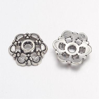 Tibetan Silver Fancy Bead Caps(AA0502)-2