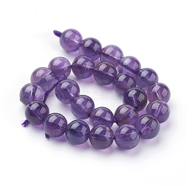 Natural Amethyst Beads Strands(X-G-G099-8mm-1)-2
