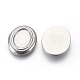 304 Stainless Steel Cabochon Settings(STAS-L212-042)-3