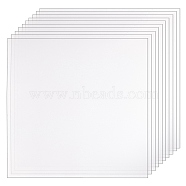 PVC Transparent High Temperature Resistance Protective Film, Single Side, Square, Clear, 15pcs/set(AJEW-BC0006-05)