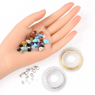 Gemstone Chip Beads Kit for DIY Jewelry Set Making(DIY-FS0002-20)-4