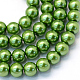 Baking Painted Pearlized Glass Pearl Round Bead Strands(HY-Q330-8mm-13)-1