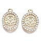 Brass Micro Cubic Zirconia Pendants(KK-N231-135-NF)-1