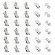 36Pcs Stainless Steel Clip-on Earring Findings(KK-FH0006-69)-1