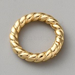 Brass Spring Gate Clasps, Real 18K Gold Plated, 17.5x3mm(FIND-WH20033-065C)