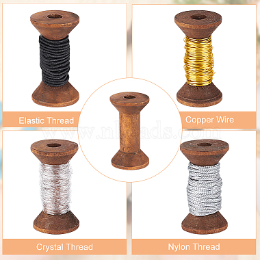 Wooden Empty Spools for Wire(TOOL-WH0125-54A)-4