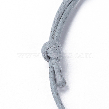 Корейская вощеной шнур браслет полиэстера делает(AJEW-JB00011-15)-2