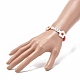 Love Flower Beads Stretch Bracelet for Kid(BJEW-JB06954)-5