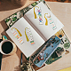 4 Patterns Rectangle Waterproof Acrylic Bookmarks Set(DIY-GL0004-50B)-2