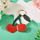 1Pc PU Leather Alloy Keychains(KEYC-TA0001-46C)-4