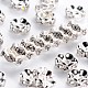 Brass Rhinestone Spacer Beads(RB-A014-L8mm-01S-NF)-1