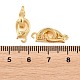 Brass Fold Over Clasps(KK-U059-67G)-2