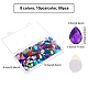 Fingerinspire 80pcs 8 couleurs autocollant de bijoux extra large(TACR-FG0001-04)-2