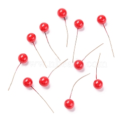 Foam Artificial Christmas Berries with Branch, Simulation Fruit, for Christmas Tree, Home Decorations, Wedding, DIY Crafts, Red, 62~72x15mm, 195~200pcs/bag(DIY-B019-01B)