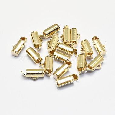 Real Gold Plated Brass Slider End Caps