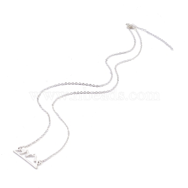 304 Stainless Steel Alps Pendant Necklaces(X-NJEW-Z001-01S)-2