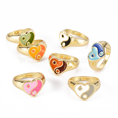 Mixed Color Alloy Finger Rings