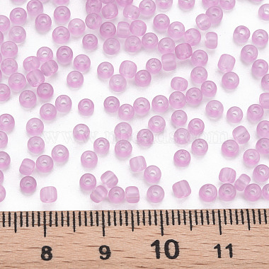 8/0 Transparent Glass Seed Beads(SEED-S048-H-005)-4