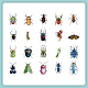 40Pcs 20 Styles Waterproof PET Insects Sticker Labels(PW-WG83746-10)-1