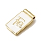 Brass with White Enamel Pendants(KK-CBA8E93-04C)-2