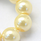 Baking Painted Pearlized Glass Pearl Round Bead Strands(HY-Q330-8mm-21)-3