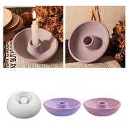 Bowl Shape Silicone Candle Holder Molds, Candlesticks Molds, for UV Resin, Epoxy Resin Craft Making, White, 114x34mm, Inner Diameter: 23mm(DIY-A053-09)