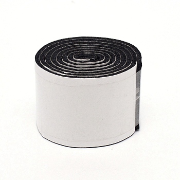 Self Adhesive Felt Tape, Furniture Felt Strips, Flat, Black, 50x3mm, 1m/roll