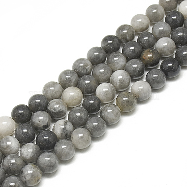 Natural Hawk's Eye Beads Strands(X-G-S300-110-6mm)-1