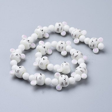 Handmade Lampwork Beads Strands(PORC-K002-02A)-2