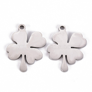 Stainless Steel Color Clover 201 Stainless Steel Pendants