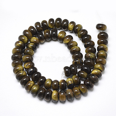 Natural Tiger Eye Beads Strands(G-T122-02F)-2