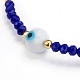 Verre à facettes perles bracelets extensibles(BJEW-JB05985-01)-2