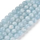 Natural Aquamarine Beads Strands(G-P342-10-8mm-A-01)-1