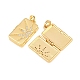 Brass Micro Pave Clear Cubic Locket Pendants(X-KK-Z140-19G)-2